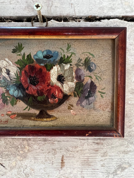 Small Floral in Vase Framed Painting