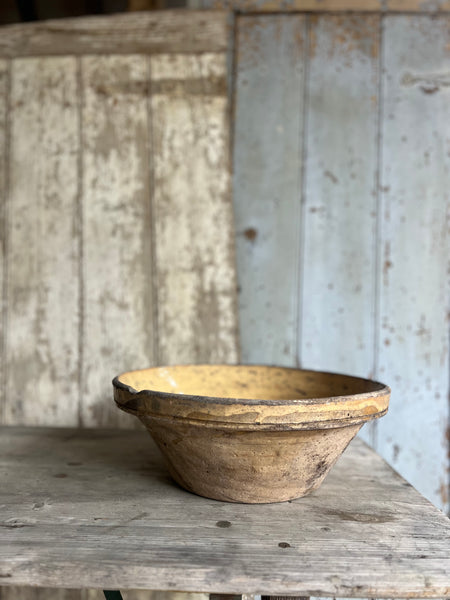 French Earthenware Mixing Bowl