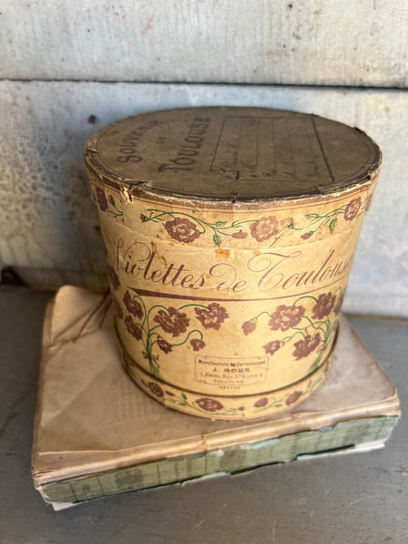 Vintage Violettes French Soap Box Gift Box