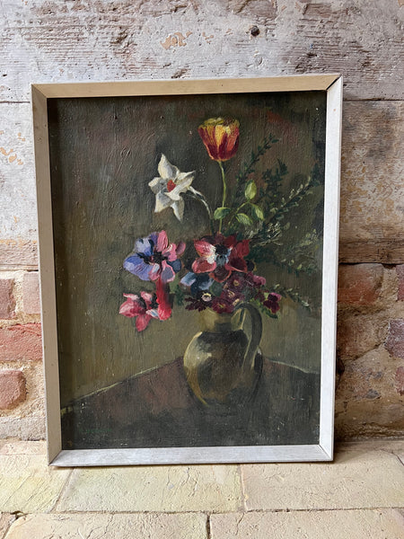 Dark Framed French calming Floral Oil