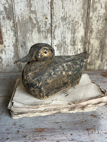 Vintage French Decoy Duck