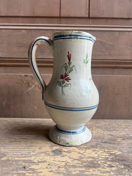 Rustic Handpainted French Jug