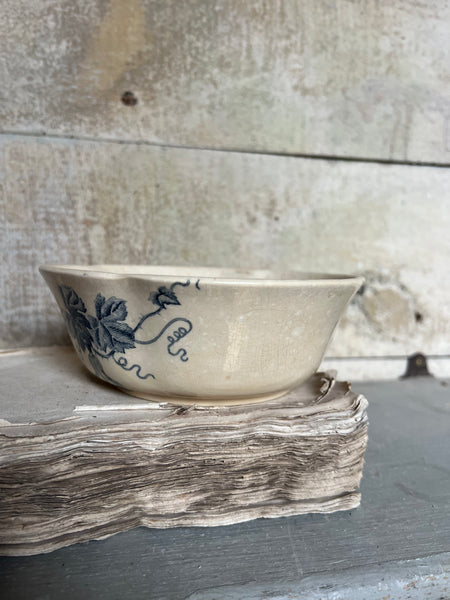 French Buttery Transferware Bowl
