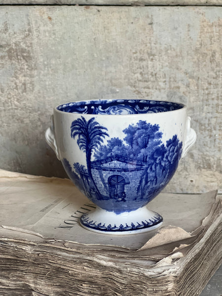 Antique Transferware Chalice