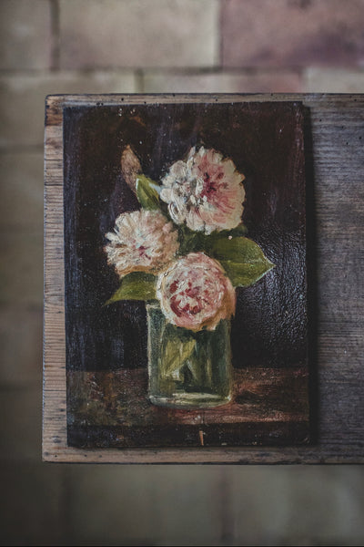 Floral Oil on Board