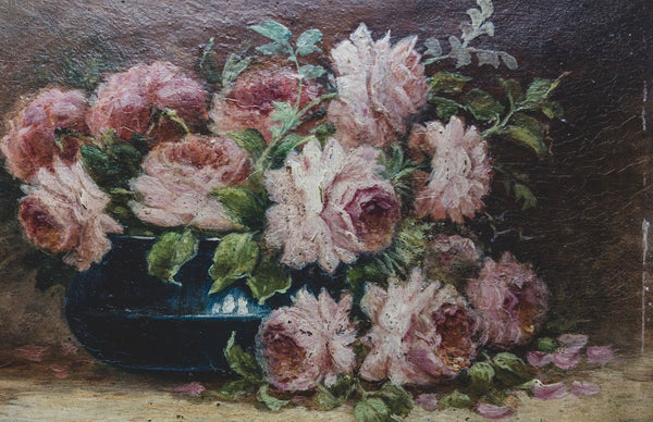 Floral Oil on Board 1929