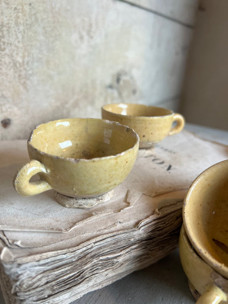 Rustic French Vintage Cups