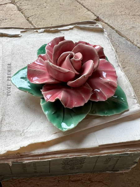 Vintage Clay Flower