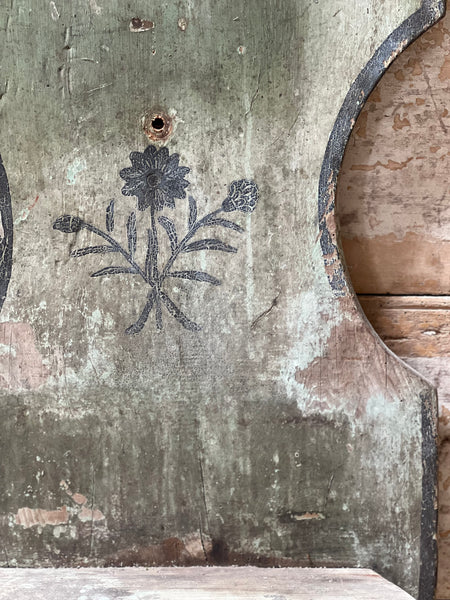 Antique Chippy Paint Decorative Wall Shelf