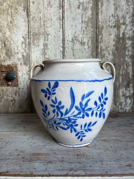 Floral Stunning Italian Confit Jar Large