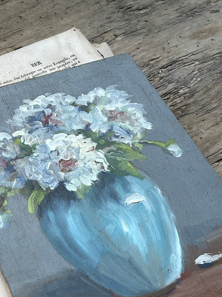 Beautiful French Floral Oil Painting