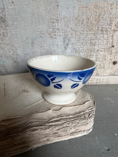 Mini Blue Detail Cafe au Lait bowls