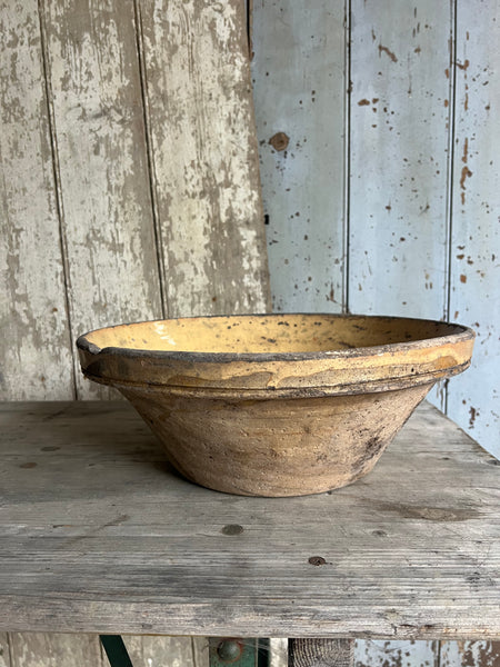 French Earthenware Mixing Bowl