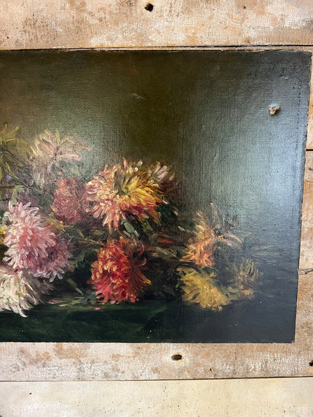 Vintage Large Oil on canvas