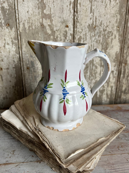 Antique French Folk Art Jug