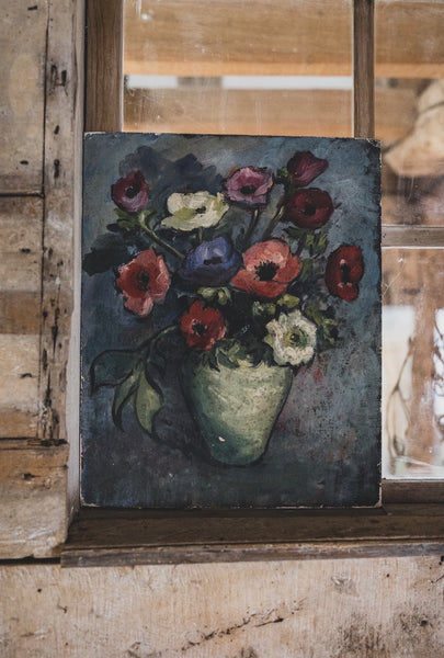 Floral Oil on Board