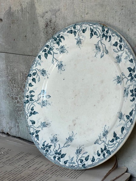 Antique French Transferware Plate