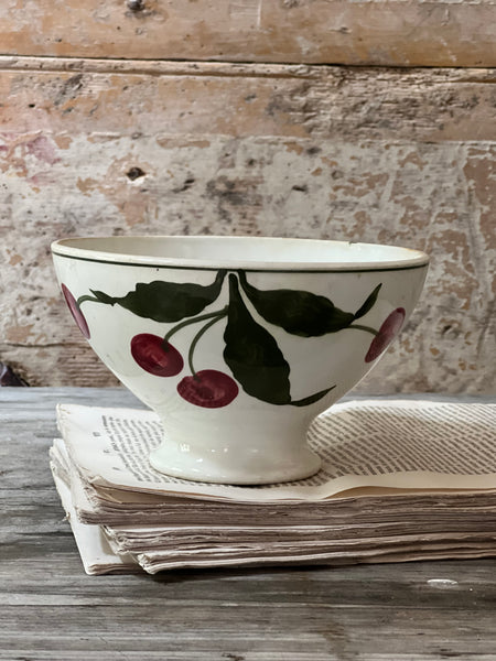 Beautiful Cherry Rustic Cafe au Lait Bowl