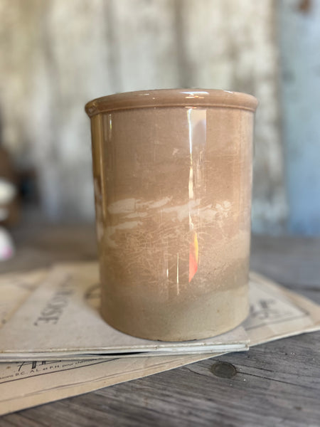 Large Buttery Creil Et Montereau Antique Confiture Pot