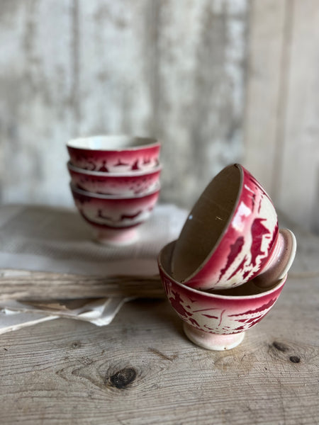 Rustic French Farmyard Cafe au Lait bowls