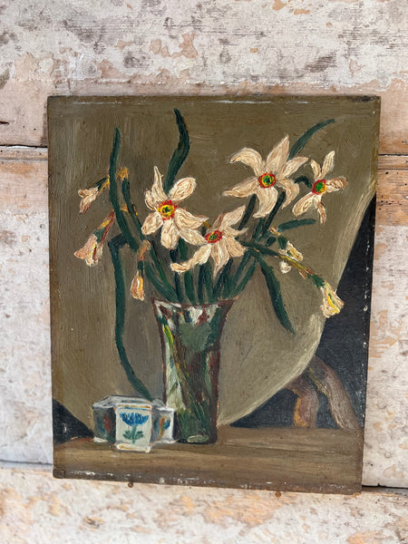 Daffodil Oil on Board