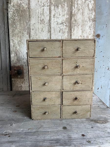 Beautiful Chippy Paint French Drawers