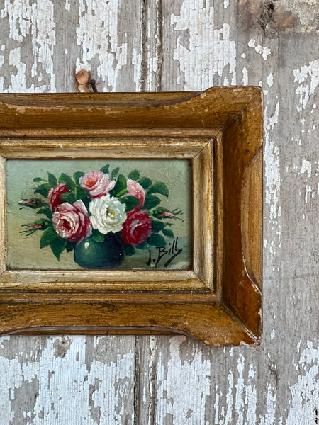 Small Floral in Vase Framed Painting