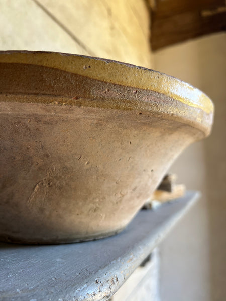 Antique Earthenware Bowl from France
