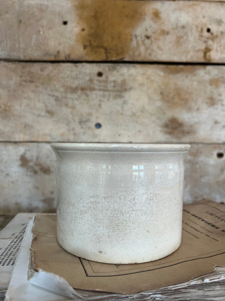 Antique Large French Wide Jar