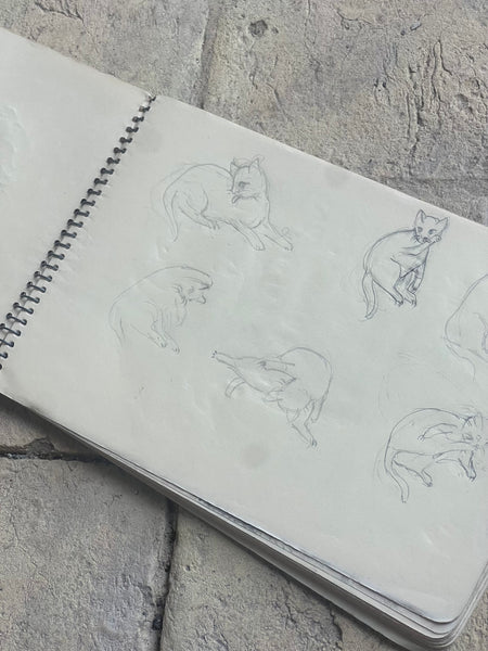 Sweet Vintage French Sketchbook