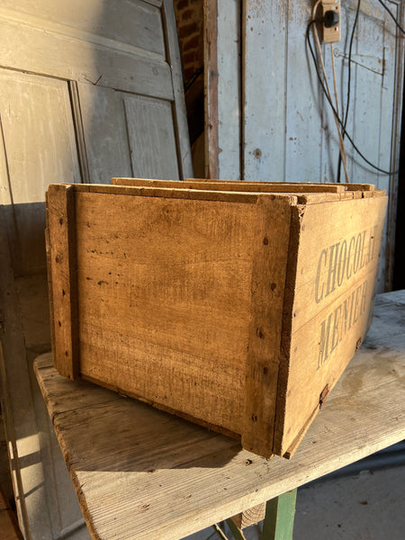 Vintage Chocolat Menier Crate