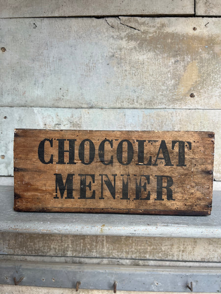 Vintage Chocolat Menier Crate