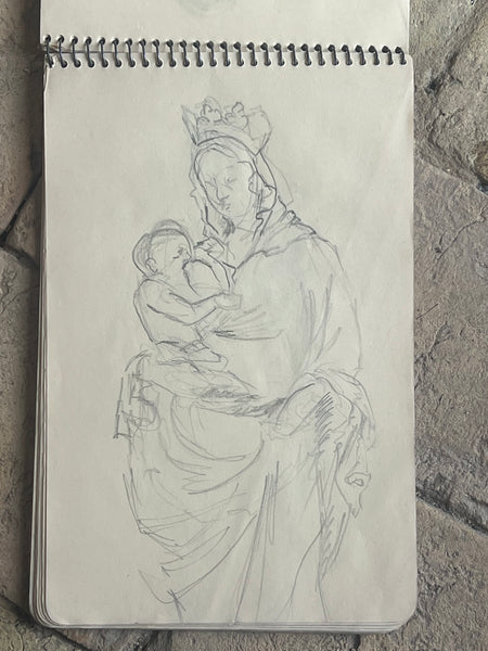 Sweet Vintage French Sketchbook