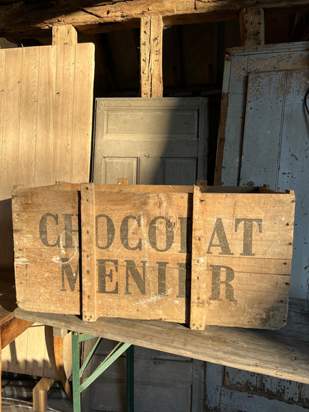 Vintage Chocolat Menier Crate