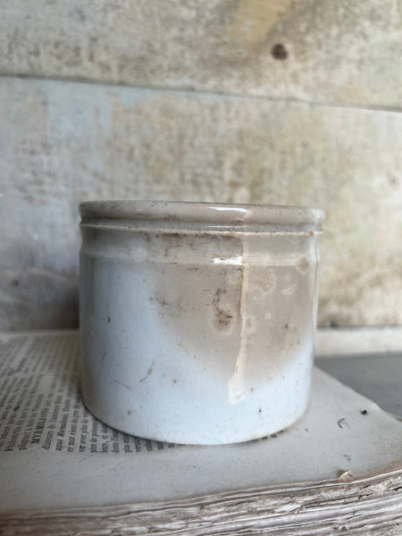 Antique French Wide Jar