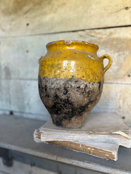 Antique French Confit Jar Large
