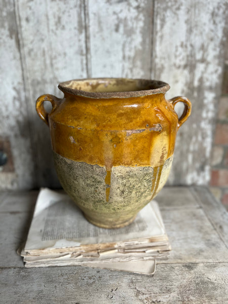 Antique French Confit Jar Large