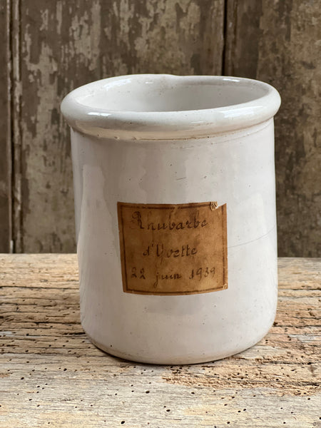 1939 French Confiture Pot
