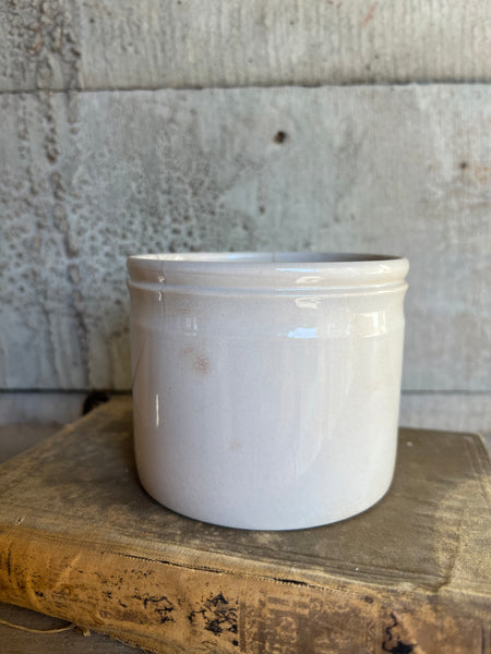 Buttery Antique Confiture Pot