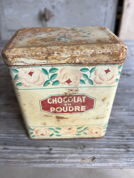 French Chocolate Powder Tin