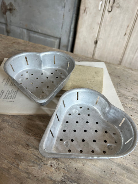 Small Heart Vintage Faiselle Cheese Mould