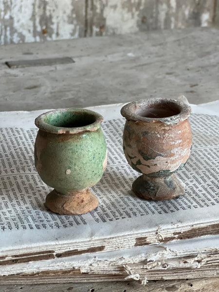 Tiny Antique Pots