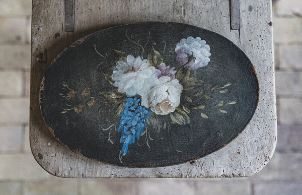 Vintage French Floral on Board