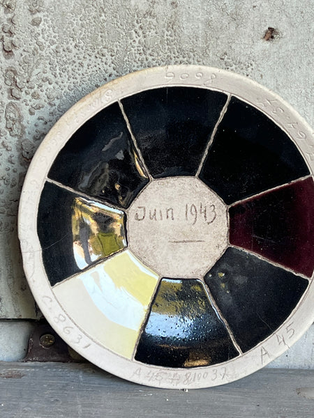 Paintwheel Dish 1943