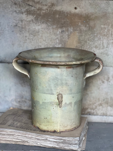 Stunning Italian Confit Jar, Handled