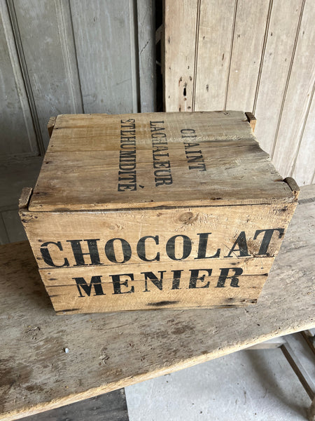 Vintage Chocolat Menier Crate