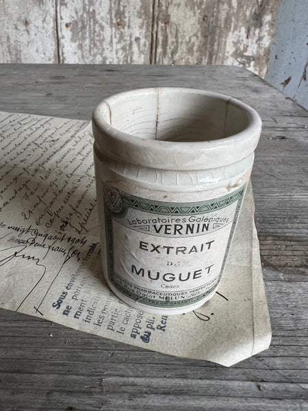 Beautifully Labelled Aged Crazed Gien Crock