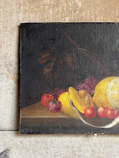 French Fruit Oil Painting