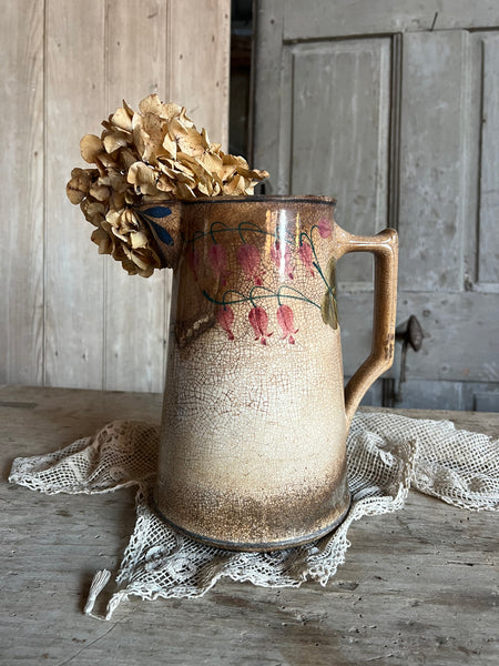 Stunning Large Vintage Crazed Jug