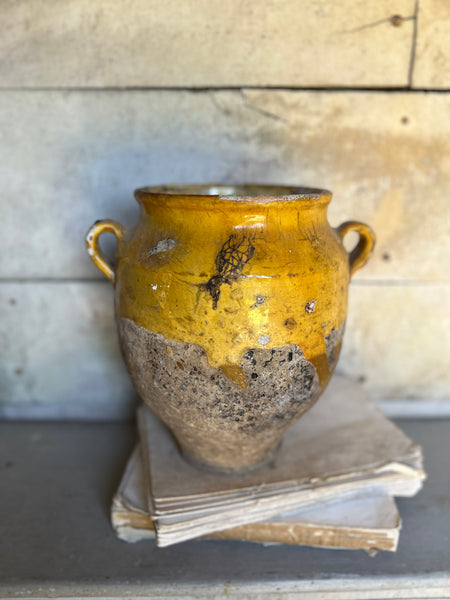Antique French Confit Jar Large